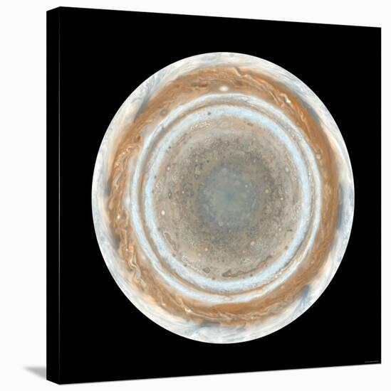 Color Map of Jupiter-Stocktrek Images-Stretched Canvas