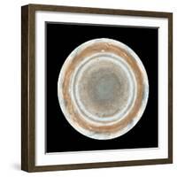 Color Map of Jupiter-Stocktrek Images-Framed Photographic Print