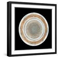 Color Map of Jupiter-Stocktrek Images-Framed Photographic Print