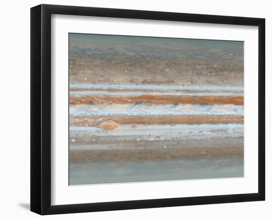 Color Map of Jupiter-Stocktrek Images-Framed Art Print