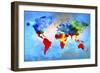 Color Map-Ata Alishahi-Framed Giclee Print