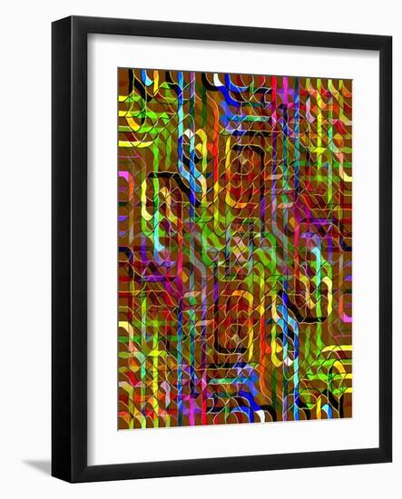 Color Maze-Ruth Palmer-Framed Art Print
