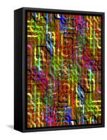 Color Maze-Ruth Palmer-Framed Stretched Canvas