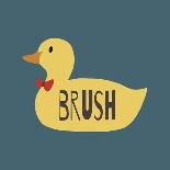 Duck Family Boy Wash-Color Me Happy-Art Print