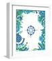 Color Melody: Blue Image and Life of People Machine Cogwheel-Kyo Nakayama-Framed Giclee Print