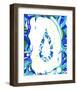 Color Melody: Color of June's Blue Rain and Lovely Drops of Water-Kyo Nakayama-Framed Giclee Print