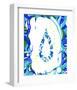 Color Melody: Color of June's Blue Rain and Lovely Drops of Water-Kyo Nakayama-Framed Giclee Print