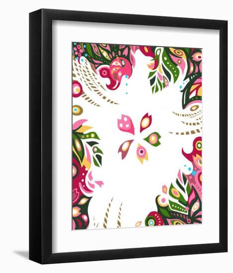 Color Melody: Day of Spring Pretty Cherry Blossoms-Kyo Nakayama-Framed Giclee Print