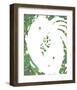 Color Melody: July Energetic Leaf and Fresh Green Light and the Dripping-Kyo Nakayama-Framed Giclee Print