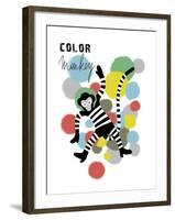 Color Monkey-Laure Girardin-Vissian-Framed Giclee Print