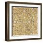 Color my World Spice Mosaic Pattern Gold-Daphne Brissonnet-Framed Art Print