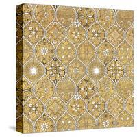 Color my World Spice Mosaic Pattern Gold-Daphne Brissonnet-Stretched Canvas