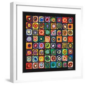 Color of Squares-Wassily Kandinsky-Framed Premium Giclee Print