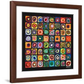 Color of Squares-Wassily Kandinsky-Framed Premium Giclee Print