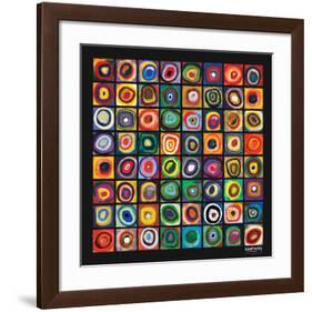 Color of Squares-Wassily Kandinsky-Framed Premium Giclee Print