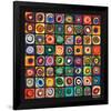 Color of Squares-Wassily Kandinsky-Framed Premium Giclee Print