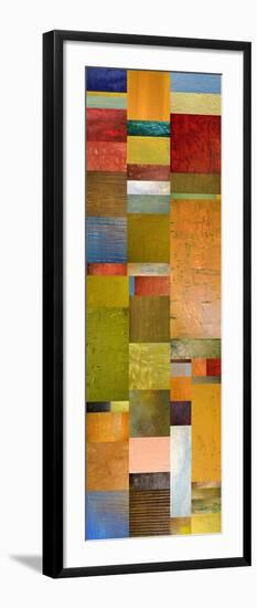 Color Panels with Blue Sky-Michelle Calkins-Framed Art Print