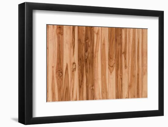 Color Pattern of Teak Wood-wuttichok-Framed Photographic Print