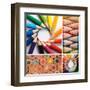 Color Pencils, Collage-Loskutnikov Maxim-Framed Art Print