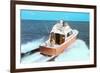 Color Photo of Speedboat-null-Framed Premium Giclee Print