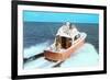 Color Photo of Speedboat-null-Framed Premium Giclee Print