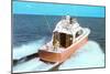 Color Photo of Speedboat-null-Mounted Art Print