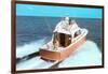 Color Photo of Speedboat-null-Framed Art Print