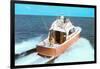 Color Photo of Speedboat-null-Framed Art Print