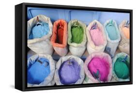 Color Pigment Bags-null-Framed Stretched Canvas