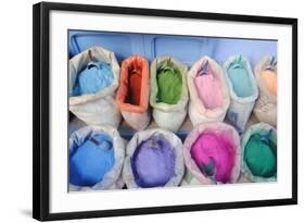 Color Pigment Bags-null-Framed Giclee Print