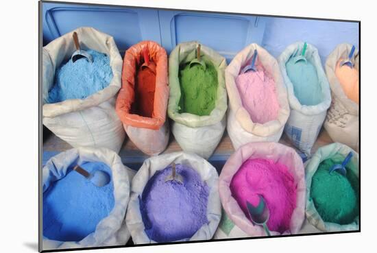 Color Pigment Bags-null-Mounted Giclee Print