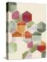 Color Pop Honeycomb I-Grace Popp-Stretched Canvas