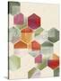 Color Pop Honeycomb I-Grace Popp-Stretched Canvas