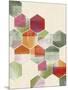 Color Pop Honeycomb I-Grace Popp-Mounted Art Print