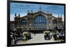 Color Print of Buses Outside Gare Du Nord-null-Framed Giclee Print