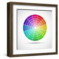 Color Round Palette-Lukas Kurka-Framed Art Print