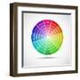 Color Round Palette-Lukas Kurka-Framed Art Print