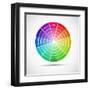 Color Round Palette-Lukas Kurka-Framed Art Print