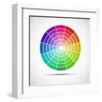 Color Round Palette-Lukas Kurka-Framed Art Print