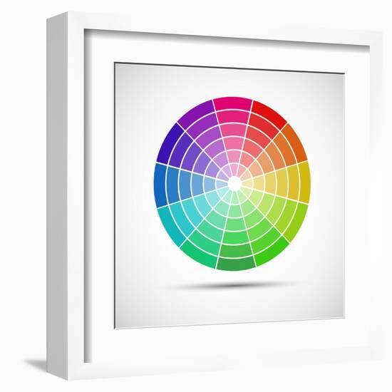 Color Round Palette-Lukas Kurka-Framed Art Print