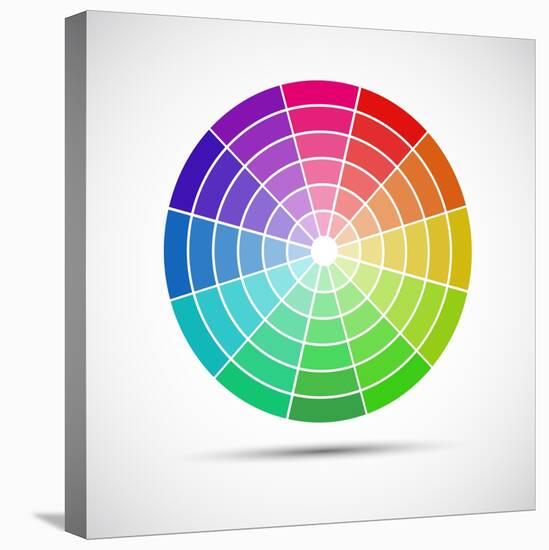 Color Round Palette-Lukas Kurka-Stretched Canvas