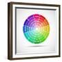 Color Round Palette-Lukas Kurka-Framed Art Print