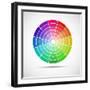 Color Round Palette-Lukas Kurka-Framed Art Print