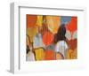 Color Shapes-null-Framed Art Print