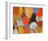 Color Shapes-null-Framed Art Print