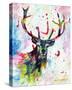 Color Stag-Sarah Stribbling-Stretched Canvas