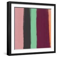 Color Stripe Arrangement 02-Little Dean-Framed Photographic Print