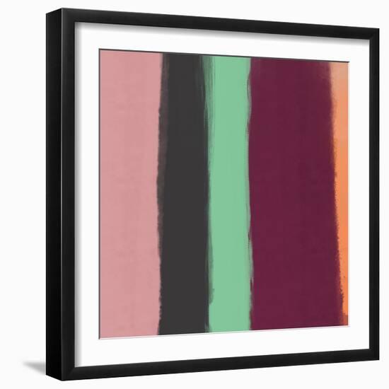 Color Stripe Arrangement 02-Little Dean-Framed Photographic Print