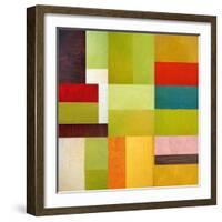 Color Study Abstract 1-Michelle Calkins-Framed Art Print