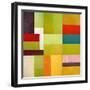 Color Study Abstract 1-Michelle Calkins-Framed Art Print